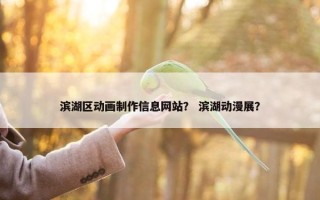 滨湖区动画制作信息网站？ 滨湖动漫展？