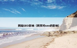 网站SEO影响（网页对seo的影响）