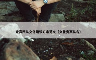 竞赛团队文化建设方案范文（文化竞赛队名）