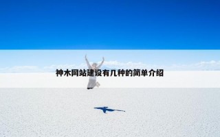 神木网站建设有几种的简单介绍