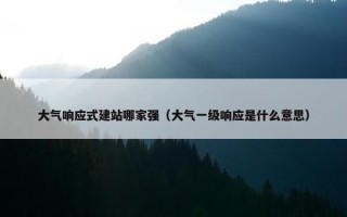 大气响应式建站哪家强（大气一级响应是什么意思）