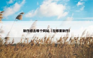 制作感去哪个网站（在哪里制作）