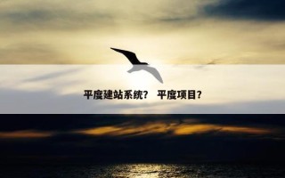 平度建站系统？ 平度项目？
