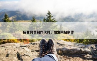 招生网页制作代码，招生网站制作