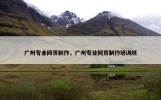 广州专业网页制作,广州专业网页制作培训班 广州专业网页制作,广州专业网页制作培训班