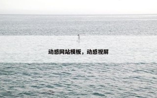 动感网站模板，动感视屏
