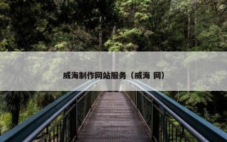 威海制作网站服务（威海 网）