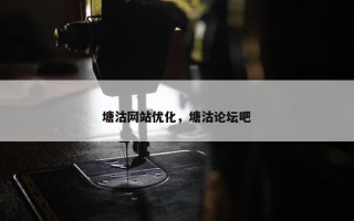 塘沽网站优化，塘沽论坛吧