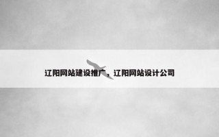 辽阳网站建设推广，辽阳网站设计公司
