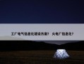 工厂电气信息化建设方案？ 火电厂信息化？