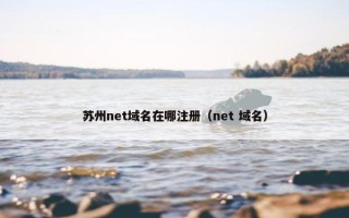 苏州net域名在哪注册（net 域名）