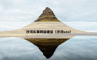 沙河从事网站建设（沙河seo）
