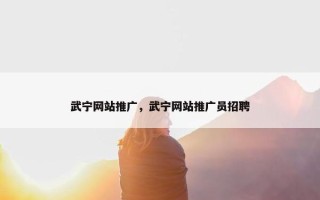 武宁网站推广，武宁网站推广员招聘