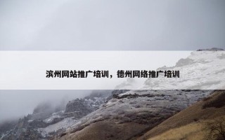 滨州网站推广培训，德州网络推广培训