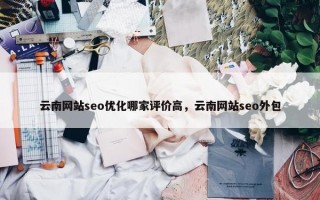云南网站seo优化哪家评价高，云南网站seo外包