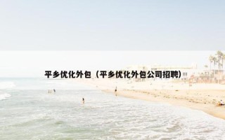 平乡优化外包（平乡优化外包公司招聘）