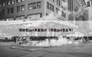 项目型ppt页面设计（项目ppt怎么写）