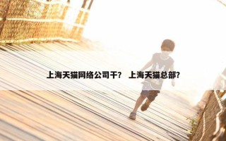 上海天猫网络公司干？ 上海天猫总部？