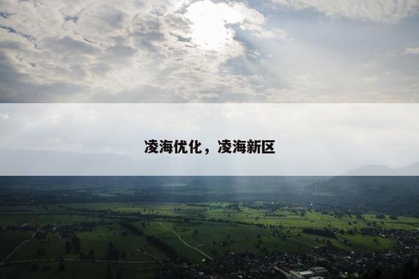 凌海优化，凌海新区-第1张图片-冷动云