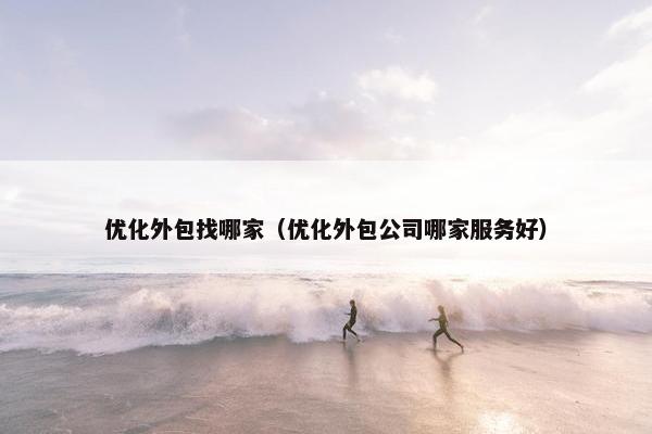 优化外包找哪家（优化外包公司哪家服务好）-第1张图片-冷动云