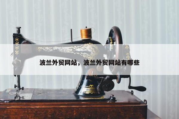 波兰外贸网站，波兰外贸网站有哪些-第1张图片-冷动云