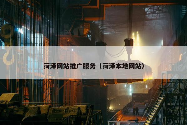 菏泽网站推广服务（菏泽本地网站）-第1张图片-冷动云