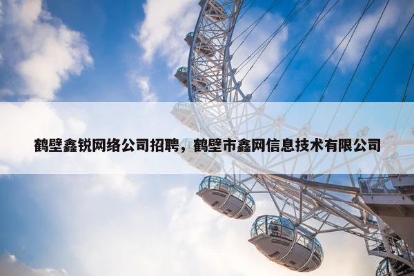 鹤壁鑫锐网络公司招聘，鹤壁市鑫网信息技术有限公司-第1张图片-冷动云