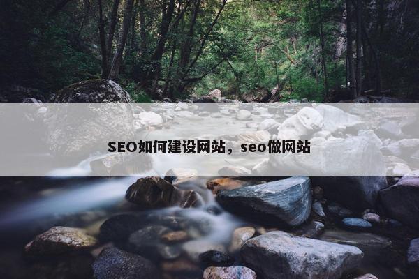 SEO如何建设网站，seo做网站-第1张图片-冷动云