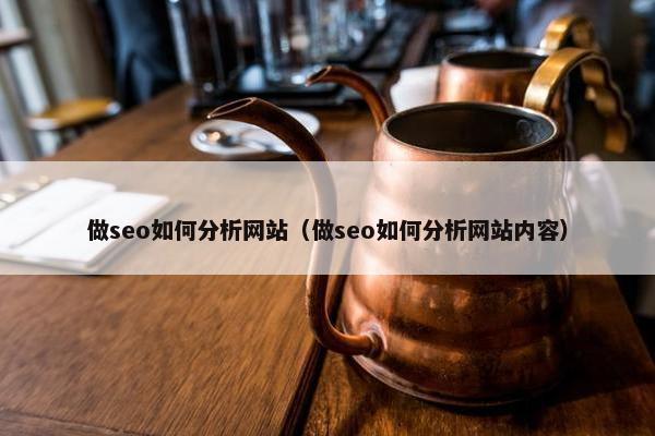 做seo如何分析网站（做seo如何分析网站内容）-第1张图片-冷动云