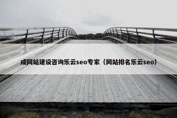 成网站建设咨询乐云seo专家（网站排名乐云seo）-第1张图片-冷动云