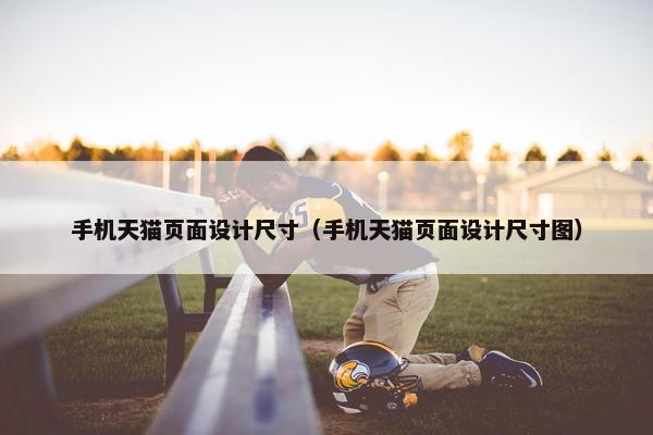 手机天猫页面设计尺寸（手机天猫页面设计尺寸图）-第1张图片-冷动云