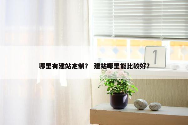 哪里有建站定制？ 建站哪里能比较好？-第1张图片-冷动云