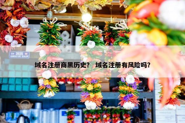 域名注册商黑历史？ 域名注册有风险吗？-第1张图片-冷动云