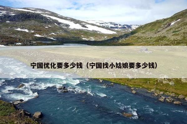 宁国优化要多少钱（宁国找小姑娘要多少钱）-第1张图片-冷动云