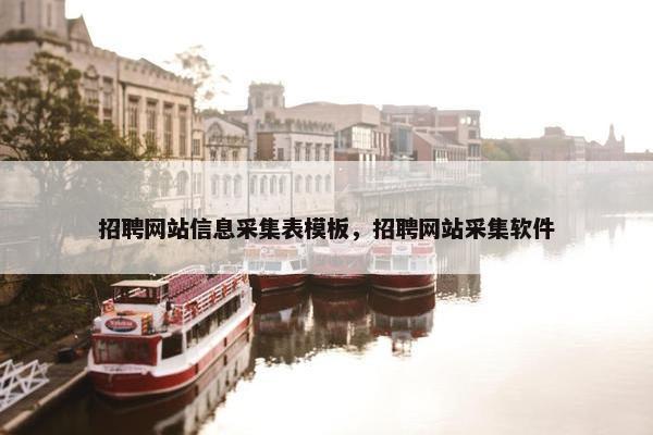 招聘网站信息采集表模板，招聘网站采集软件-第1张图片-冷动云