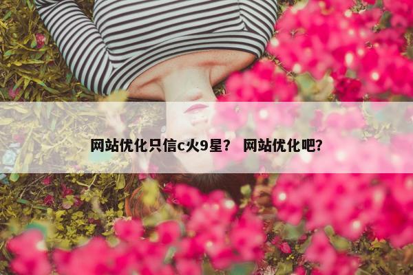网站优化只信c火9星？ 网站优化吧？-第1张图片-冷动云