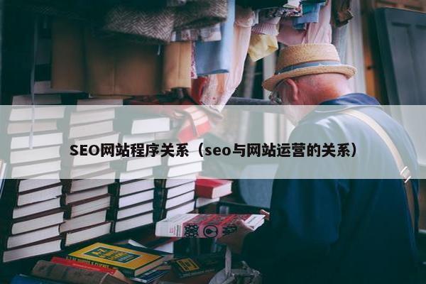 SEO网站程序关系（seo与网站运营的关系）-第1张图片-冷动云