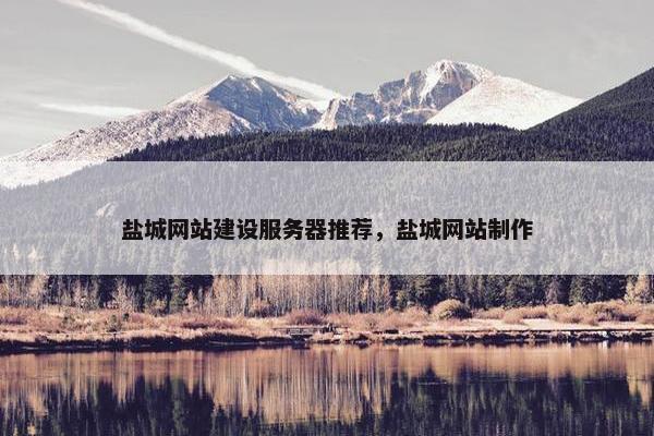 盐城网站建设服务器推荐，盐城网站制作-第1张图片-冷动云