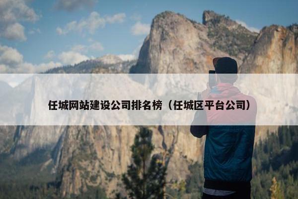 任城网站建设公司排名榜（任城区平台公司）-第1张图片-冷动云