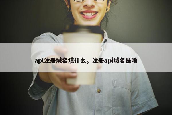 apl注册域名填什么，注册api域名是啥-第1张图片-冷动云