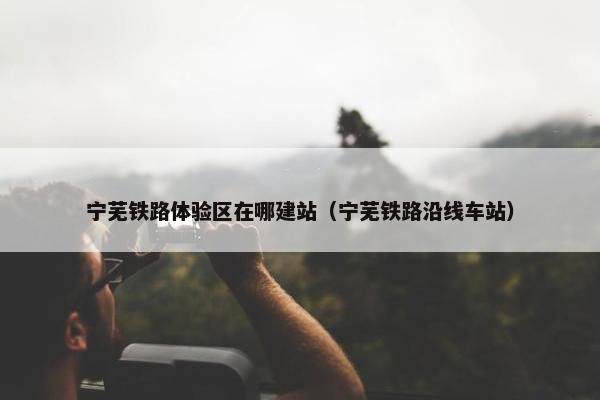 宁芜铁路体验区在哪建站（宁芜铁路沿线车站）-第1张图片-冷动云