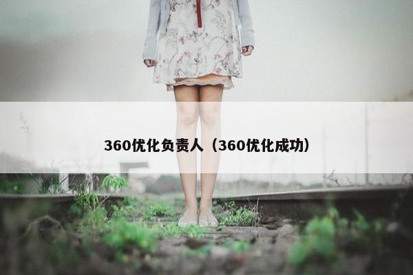360优化负责人（360优化成功）-第1张图片-冷动云