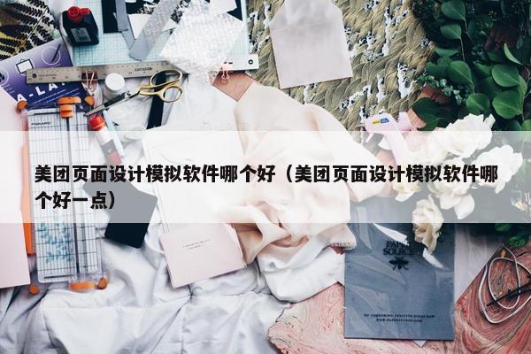 美团页面设计模拟软件哪个好（美团页面设计模拟软件哪个好一点）-第1张图片-冷动云