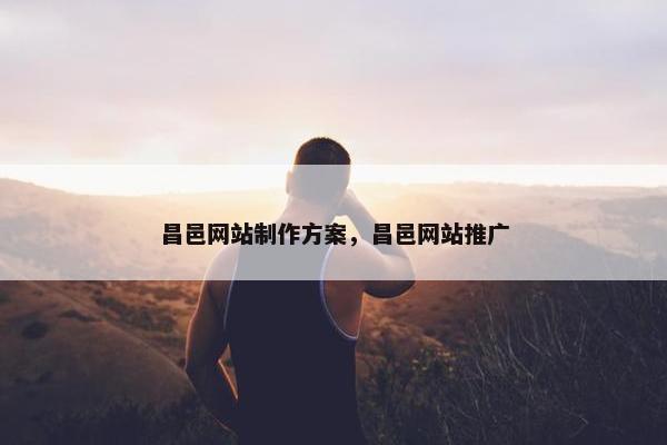 昌邑网站制作方案，昌邑网站推广-第1张图片-冷动云