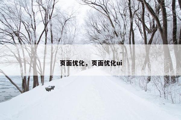 页面优化，页面优化ui-第1张图片-冷动云