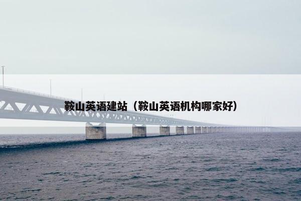 鞍山英语建站（鞍山英语机构哪家好）-第1张图片-冷动云