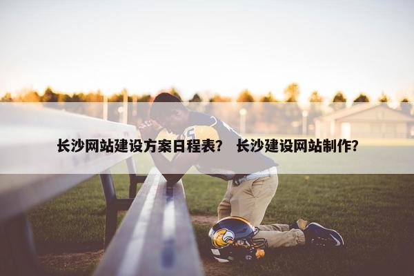 长沙网站建设方案日程表？ 长沙建设网站制作？-第1张图片-冷动云