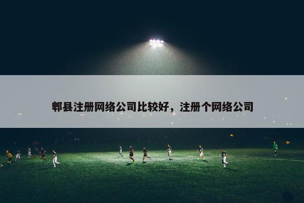 郫县注册网络公司比较好，注册个网络公司-第1张图片-冷动云