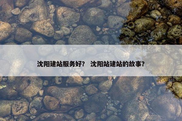 沈阳建站服务好？ 沈阳站建站的故事？-第1张图片-冷动云