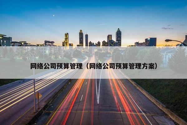 网络公司预算管理（网络公司预算管理方案）-第1张图片-冷动云